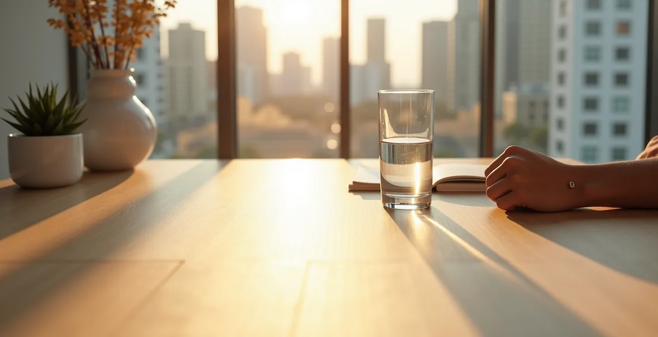 Abstract visualization of glucose monitoring data patterns over time