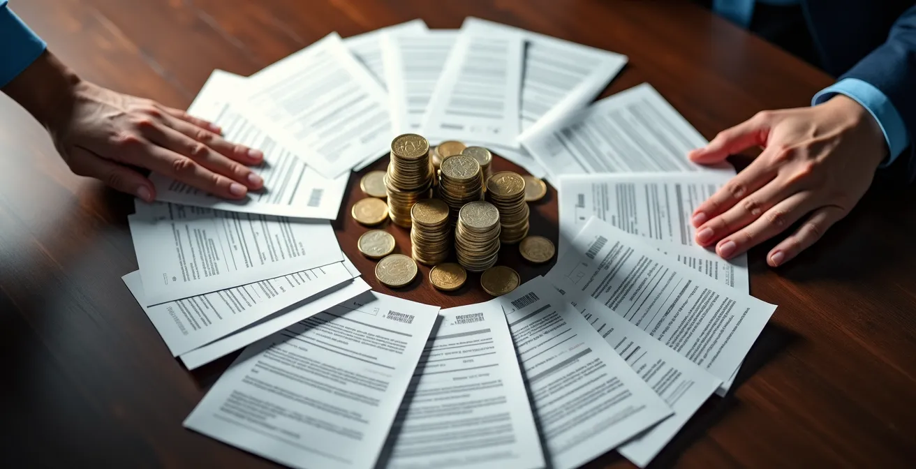 Visual representation of invoice factoring cycle showing money flow