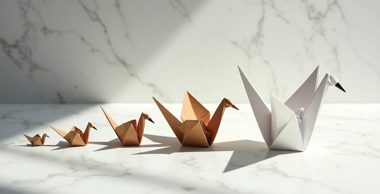 A visual workflow showing the process of refining an AI prompt through several iterations to achieve a better result.